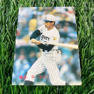 1983年 阪神 藤田 No.282 カルビー プロ野球カード