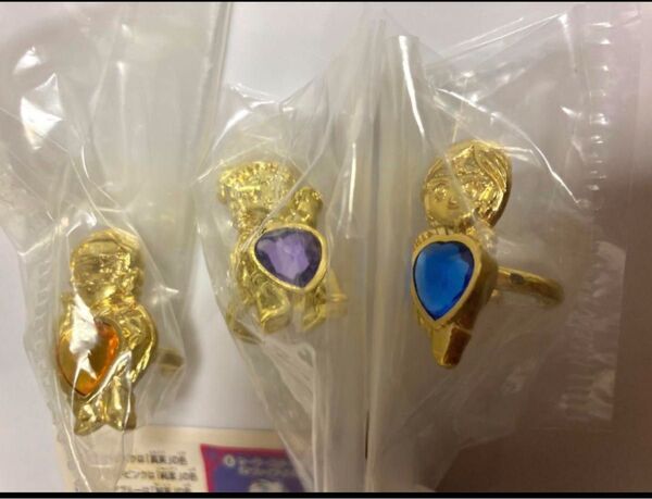 新品未開封 セーラームーン ジュエリースターズ 指輪 リング スターライツ スリーライツ ガチャ ガシャポン 星野光 大気 夜天