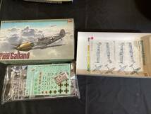 125 Hasegawa メッサーシュミット/Bf109 E-4/ムスタングなど　　未組み立て　現状品　5箱セット　_画像3