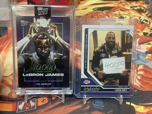 LeBron James 40000POINTS 2枚セット Topps Now Panini Instant レブロン ジェームズ