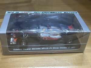 Spark スパークモデル 1/43 マクラーレン・メルセデス MP4-26 #4 L.ハミルトン 中国GP優勝 2011 McLaren Hamilton