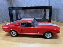 Aa オートアート 1/18 1967 Shelby Mustang GT500 Red AUTOart 希少 絶版 シェルビー マスタング Ford フォード_画像3