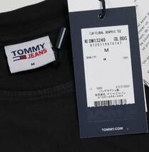 《TOMMY JEANS トミー ジーンズ》新品 ユニセックス ボックスシルエット フローラルグラフィックTシャツ カットソー M A9919_画像9