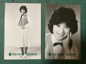 [ unopened ] Matsuda Seiko maru bell . Pro my do photograph 2 sheets debut at that time Showa era star 80 period idol 