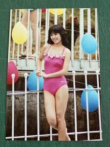 【レア】三井比佐子　パンジー　写真　ピンク　そこそこの膨らみ　80年代アイドル 