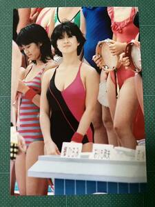 【レア】河合奈保子　写真　ピン黒　谷間　石川秀美　昭和タレント　80年代アイドル 