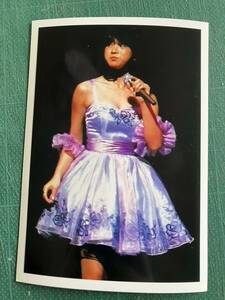 【レア】中森明菜　写真　薄紫ワンピ　ふっくら　昭和タレント　80年代アイドル 