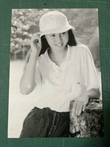 【レア】松嶋菜々子　写真　白ポロ　スレンダー　昭和女優　昭和タレント