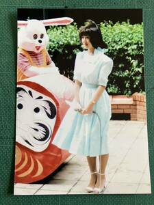 【レア】岡田有希子　写真　ミントワンピ　風　昭和タレント　80年代アイドル 