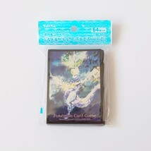 新品 未開封品 ポケモンカードゲーム デッキシールド 雷テラスタルミュウツー スリーブ ポケカ（管理番号B3）_画像1