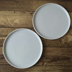 【2枚】日本製 美濃焼 スタック プレート 19cm 切立皿 グレー ワンプレート デザートプレート お洒落