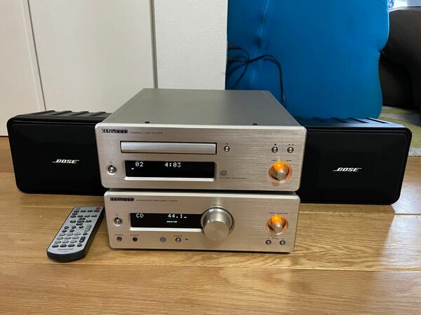 KENWOOD CDプレーヤー DP-K1000 アンプ R-K1000 セット