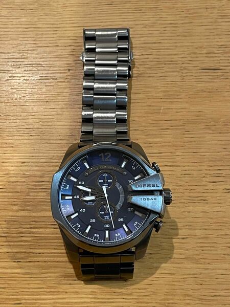 【稼動品】ディーゼル 腕時計 メンズ クロノグラフ メガチーフ DZ-4329