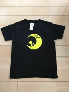 ハンドメイド★ネジロボTシャツ 140サイズ 黒 月デザイン(871)値下げ