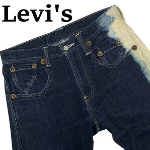 Levi's リーバイス XX502-0001 W30 (約78cm) 革台座 ブリーチ加工 革リベット 502 サイドブリーチ デニム パンツ ジーンズ