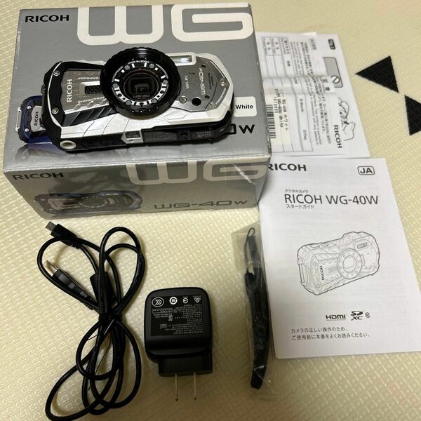 RICOH 防水デジタルカメラWG-40W デジカメ