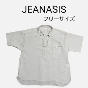 JEANASIS ジーナシス ブラウス 半袖 フリーサイズ