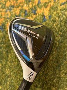 ★Taylormade　テーラーメイド ＳＩＭ　ＭＡＸ レスキュー　Ｕ３　 白FUBUKI FLEX45-R★