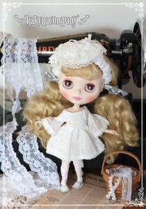 :*カケラカンパニィ。*:『カケラのワンピースセット』　ブライス　ネオブライス　blythe　ドール服　dolloutfit outfit　Blythe 人形　doll