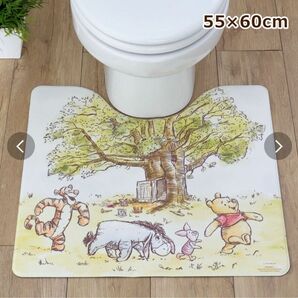 【新品】くまのプーさん トイレマット【55×60cm】