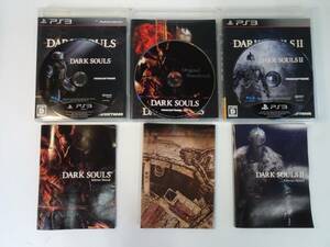 【240508-24】 PlayStation3 / PS3 / プレステ3 DARK SOULS Ⅰ Ⅱ　サウンドトラック 3本セット / ダークソウル 