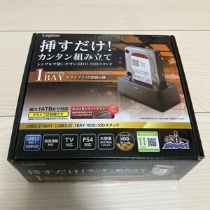  Logitec HDD stand USB3.2 Gen1 HDD SSD correspondence 2.5/3.5 -inch maximum 16TB till correspondence tv use possibility LGB-1BSTU3