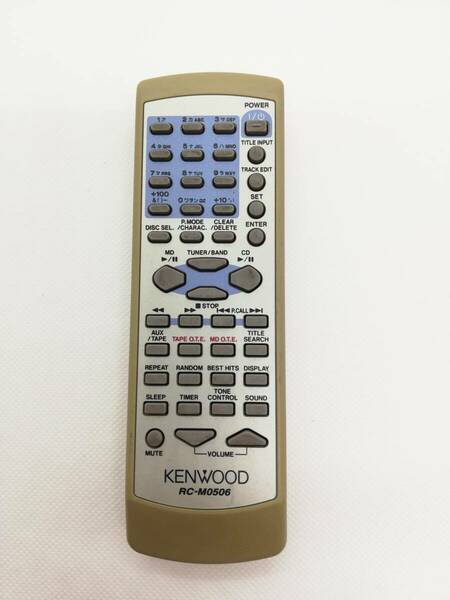 〈35)KENWOOD RC-M0506 (SD-5MD SG-55MD KF-5500MD用)リモコン