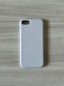 中古美品: iPhone8シリコンケース　白