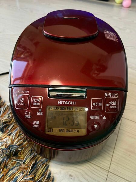 HITACHI RZ-AG10M(R) 圧力 IHジャー炊飯器 レッド