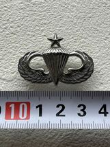 米軍放出 アメリカ空軍 空挺章 シニア Air Force Parachutist Badge, Senior 部隊章 バッジ_画像2