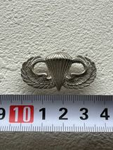 米軍放出 アメリカ空軍 空挺章 Air Force Parachutist Badge 部隊章 バッジ_画像2