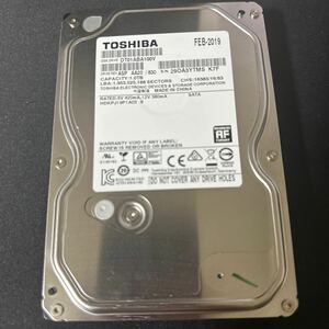 B26:◇動作保証/AVコマンド対応◆使用0時間 TOSHIBA SATA 3.5インチHDD SATA 1000GB DT01ABA100V 1TB