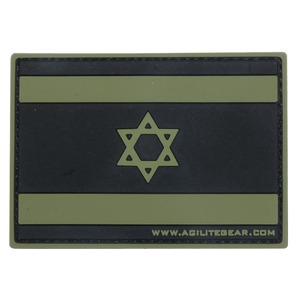 AGILITE ワッペン ISRAELI FLAG PATCH イスラエル国旗 ODグリーン 8121ODG1SZ アジライト