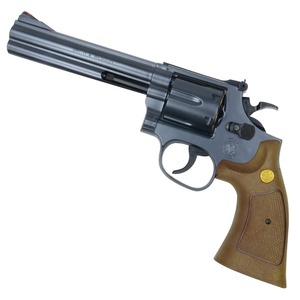 CROWN MODEL air gun Smith&Wesson M586.357 Magnum 6 -inch 10 -years old and more black 