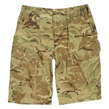 イギリス軍放出品 ハーフパンツ MTP迷彩 [ Lサイズ / 可 ] British Combat Half Pants_画像4