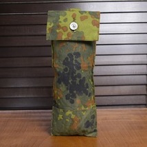 ドイツ軍放出品 テント用ポール＆ペグ収納袋 フレクター迷彩 [ 並下品 ] ドイツ連邦軍 military シェルター ポーチ_画像2