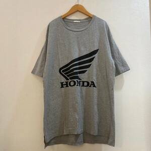 GU/ジーユー 半袖Tシャツ HONDA グレー メンズ XL