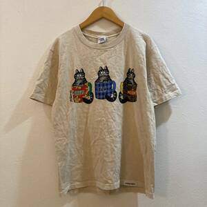 crazy shirt/クレイジーシャツ 半袖Tシャツ クリバンキャット ベージュ メンズ S