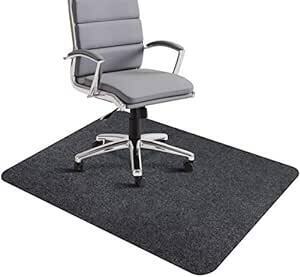 チェアマット 140x90cm ずれない フローリング 椅子 床 保護マット 傷防止 滑り止め 丸洗い可能 カット可能 吸音 幅広