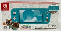 E095★任天堂 / Nintendo Switch Lite ニンテンドー スイッチ ライト 本体 あつまれどうぶつの森 中古品 ★_画像5