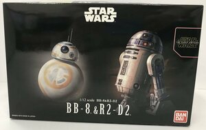 Wd329* Bandai 1/12 BB-8 & R2-D2 [ Star * War z/ force. ..] used not yet constructed *