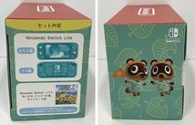 E095★任天堂 / Nintendo Switch Lite ニンテンドー スイッチ ライト 本体 あつまれどうぶつの森 中古品 ★_画像7