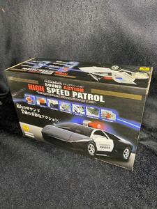 [ new goods / unused ] sound action car high speed Patrol white ①