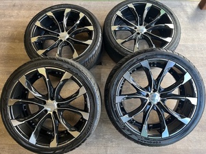 178 WALD ジャレッド　JARRET J11-C 　22インチ　9ｊ　+33　114.3/5穴　ヨコハマ　パラダ　265/40Ｒ22　ハリアー　ＲＡＶ４　アル　ヴェル