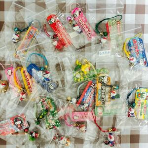 ご当地キティ 根付け キーホルダー 色々17個セット！ 人気レア根付けあり！タグ付き 新品未使用！