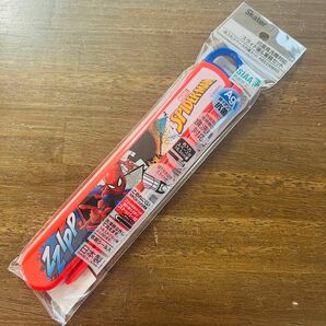 MARVEL マーベル スパイダーマン 抗菌スライド式 箸 箸箱セット 入園入学 幼稚園 保育園 小学校