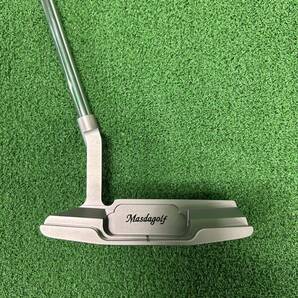 【中古品】マスダゴルフMasda golf STUDIO-2 STAINLESSパター34インチ ヘッドカバー付（約半年使用）の画像4