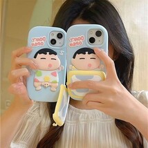 iPhone14 iPhone13 ケース クレヨンしんちゃん キャラクター アイフォン14 スマホケース_画像3