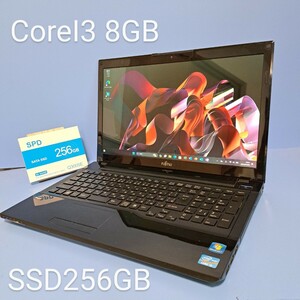 * высокая скорость Corei3* память 4GB/ новый товар SSD256GB/LIFEBOOK/AH45/H/ новейший Windows11HOME/Web камера /Office2019H&B/DVDRW/ Fujitsu /FUJITSU/Bluetooth