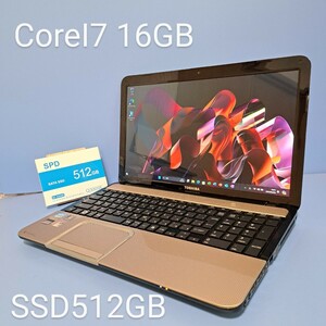 * сильнейший Corei7*/ память 16GB/ новый товар SSD512GB/Windows11HOME/T552/58FKD/Office2019H&B/ Blue-ray /Web камера / Toshiba /dynabook/TOSHIBA/ Gold 